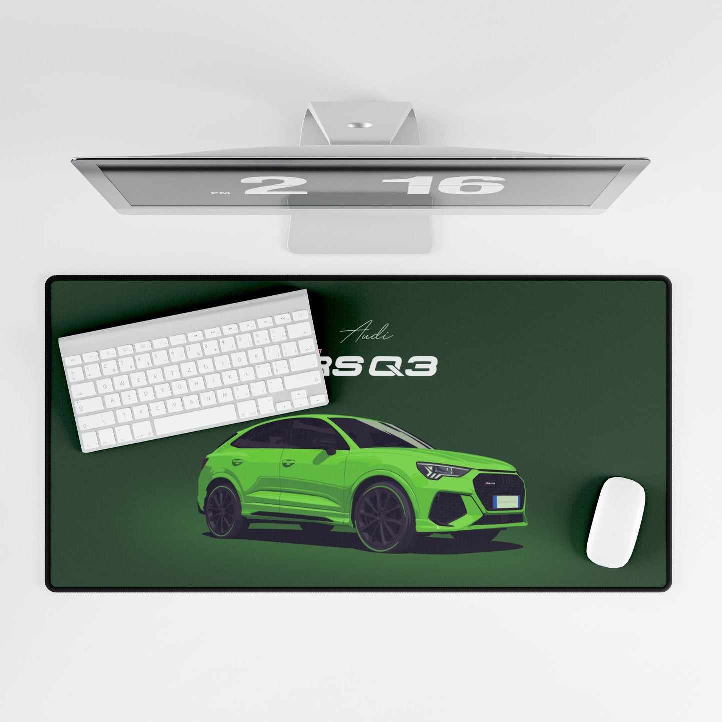 Green Audi RS Q3 Mat