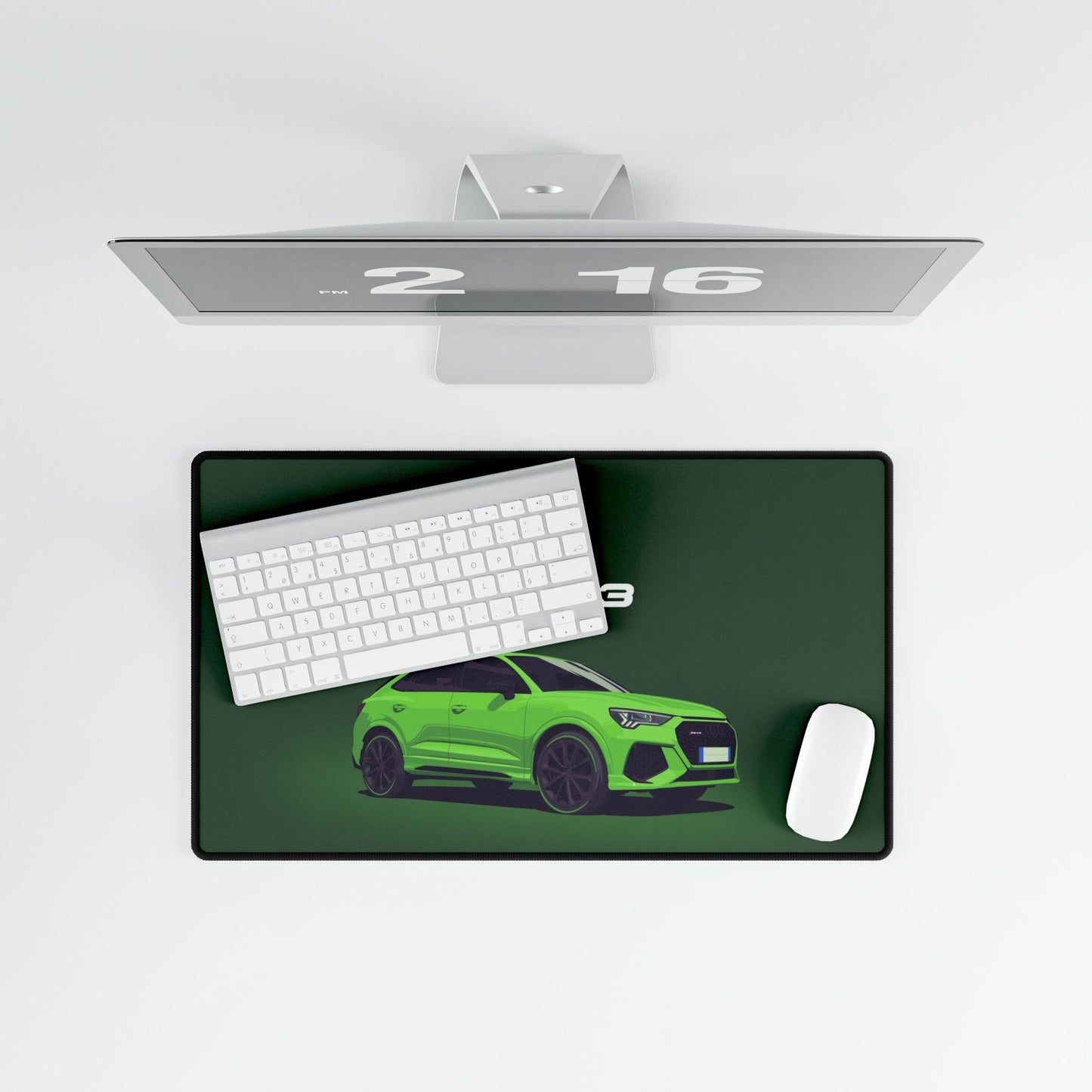 Green Audi RS Q3 Mat